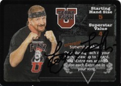 <i>Revolution</i> Terry Funk Superstar Card - Signed by Terry Funk